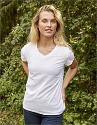 T-SHIRT DONNA COLLO A V